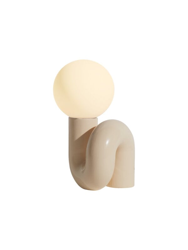 Lampade da tavolo, Lampada da tavolo Neotenic, 2700K, 26 cm, vaniglia, Bianco
