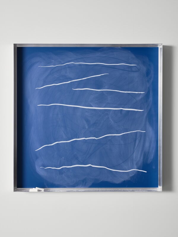 Bacheche e lavagne, Lavagna Mathematics, 90 x 90 cm, blu, Blu