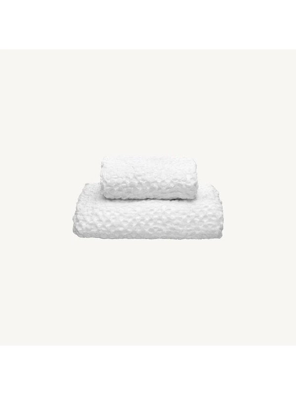 Bath towels, Li linen waffle towel, 100 x 150 cm, white, White