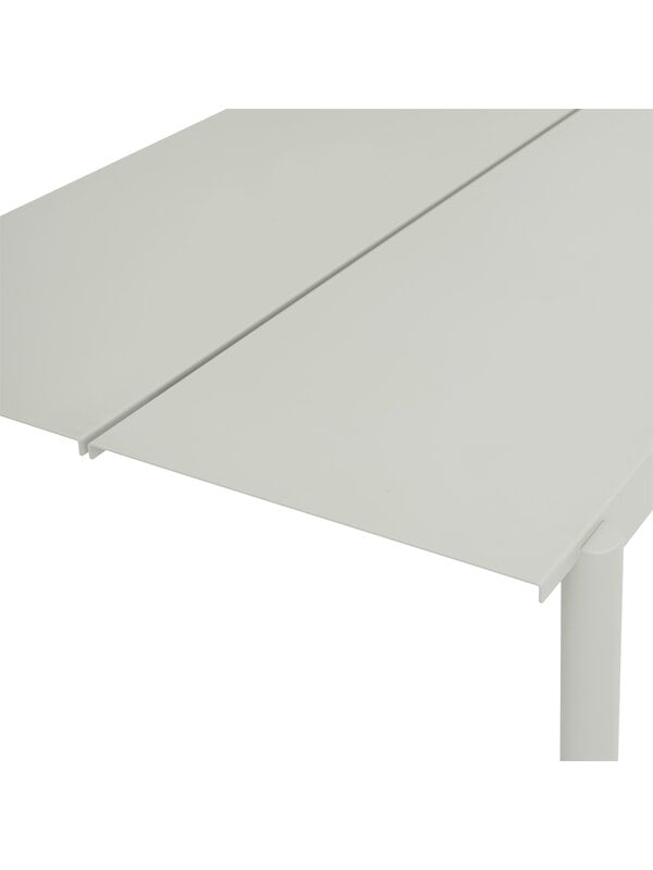 Patio tables, Linear Steel table, 140 x 75 cm, grey, Gray