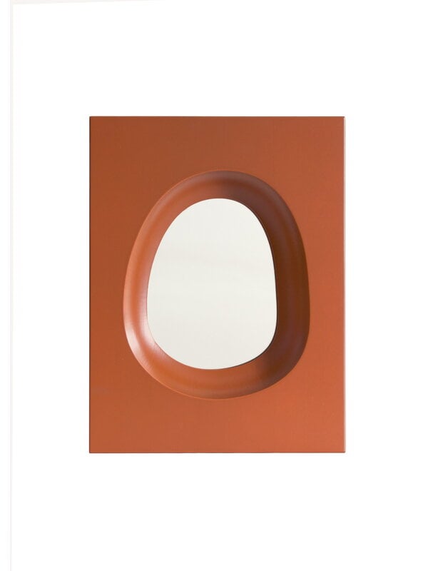 Table mirrors, Knot table mirror, terracotta, Brown