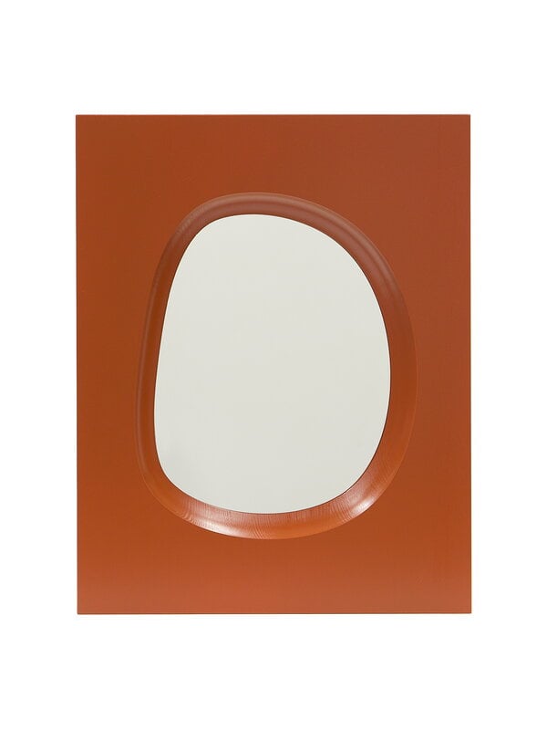 Miroirs muraux, Miroir mural Knot, terracotta, Marron