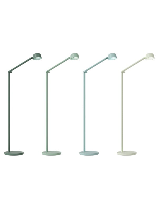 Floor lamps, Motus Floor-2 floor lamp, silk teal, Turquoise