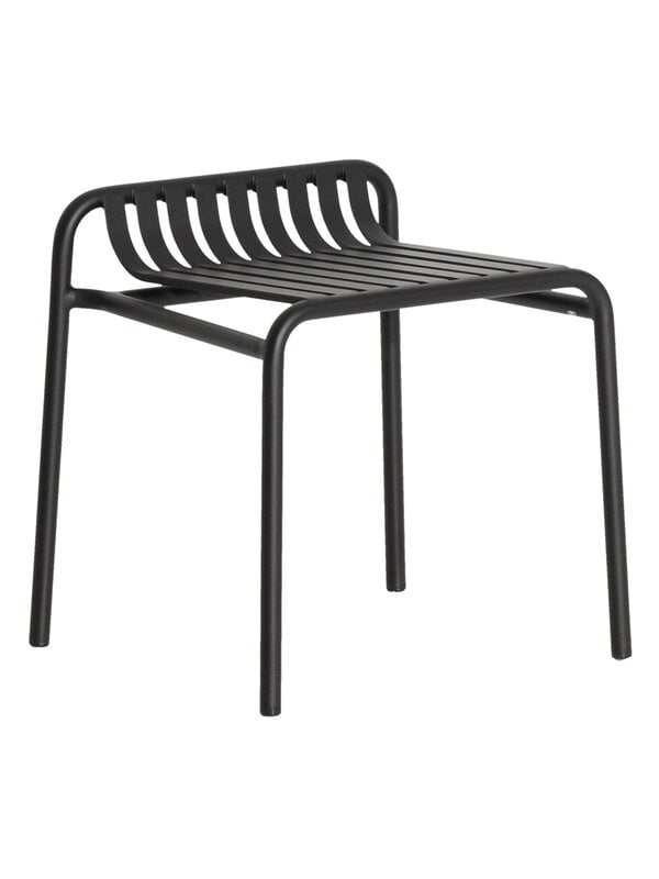 Patio chairs, Week-end stool, black, Black