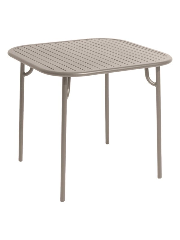 Patio tables, Week-end table, 85 x 85 cm, dune, Beige