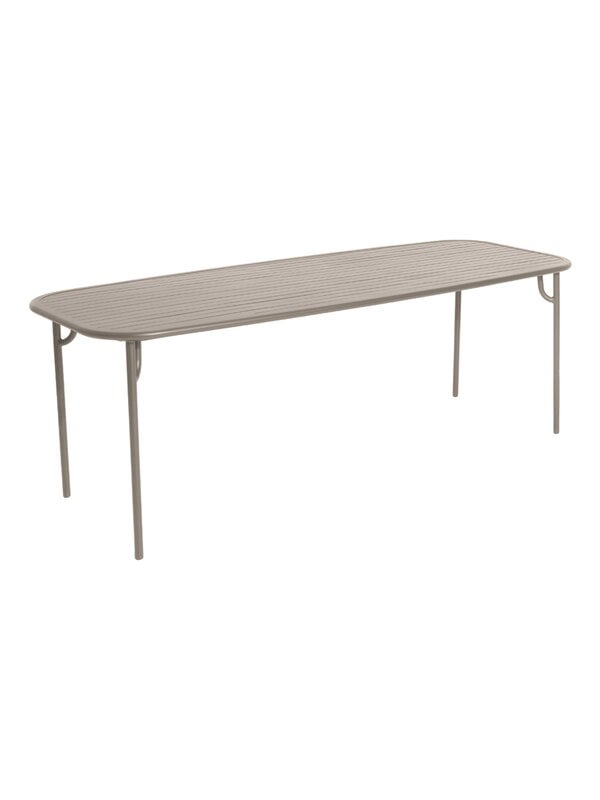 Patio tables, Week-end table, 85 x 220 cm, dune, Beige