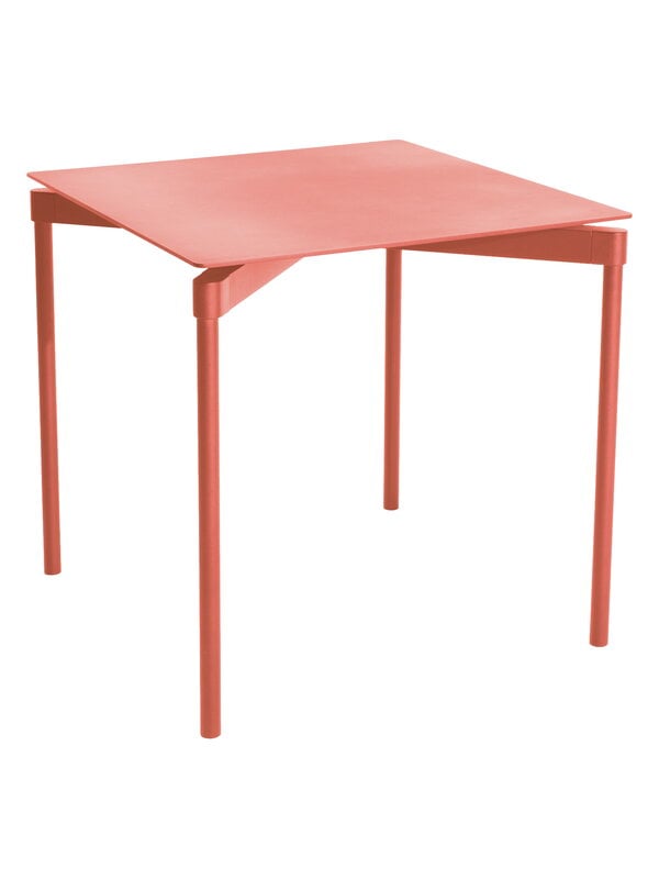 Ruokapöydät, Fromme pöytä, 70 x 70 cm, koralli, Punainen