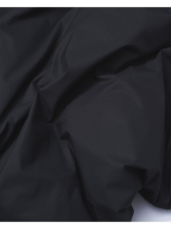 Bed sheets, Mother Poplin flat sheet, black, Black