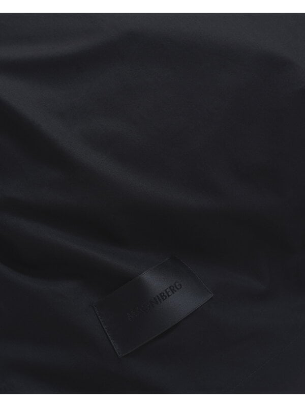 Pillowcases, Pure Poplin pillowcase, black, Black