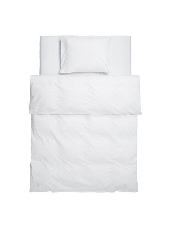 Pillowcases, Pure Poplin pillowcase, white, White