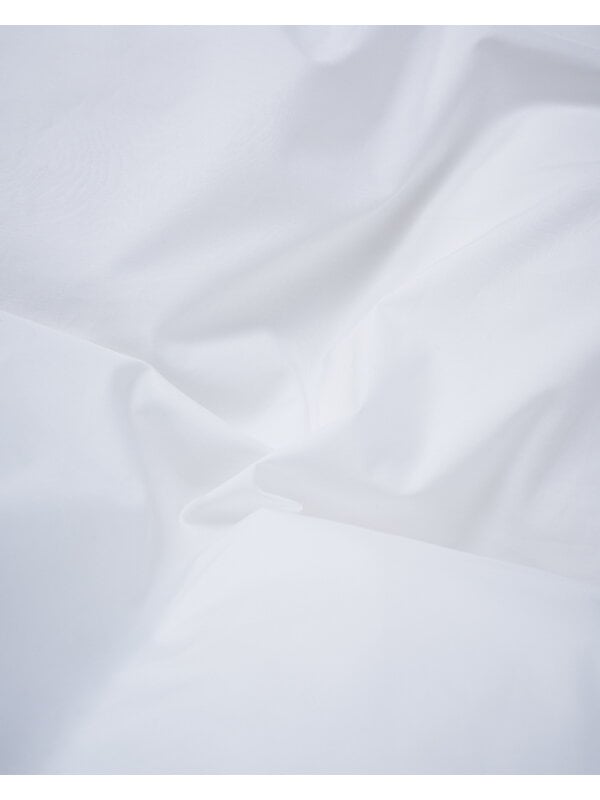 Bed sheets, Mother Poplin flat sheet, white, White