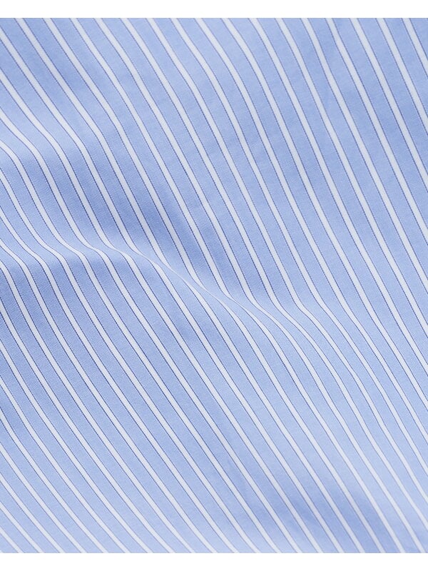 Pillowcases, Wall Street Oxford pillowcase, striped light blue, Light blue