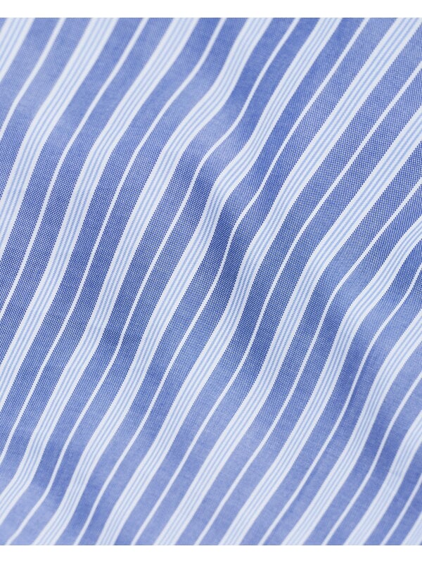Duvet covers, Wall Street Oxford duvet cover, striped medium blue, Blue