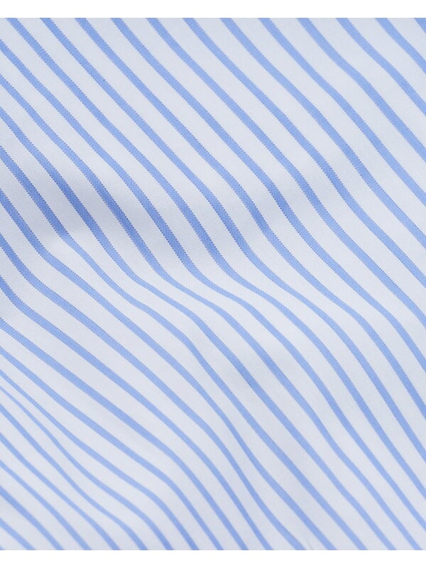 Duvet covers, Wall Street Oxford duvet cover, striped white, Light blue