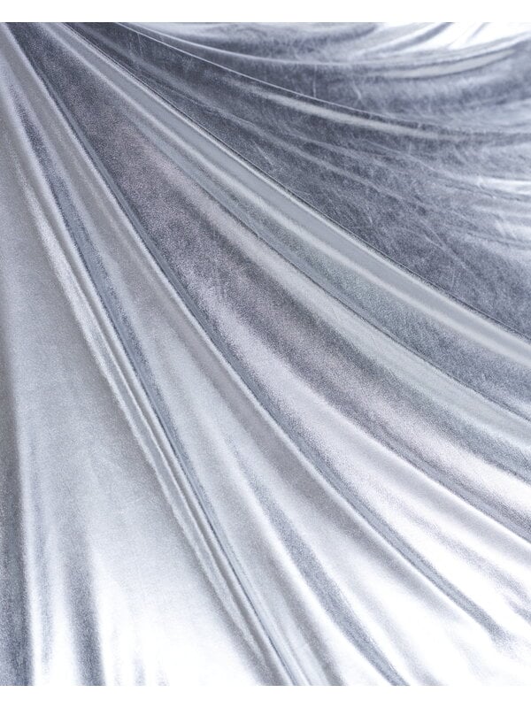 Påslakan, Nude Metallic Jersey påslakan, 150 x 210 cm, silver, Silver