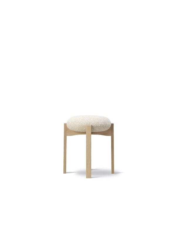 Stools, Pioneer stool, lacquered oak - beige Zero 0001, Beige
