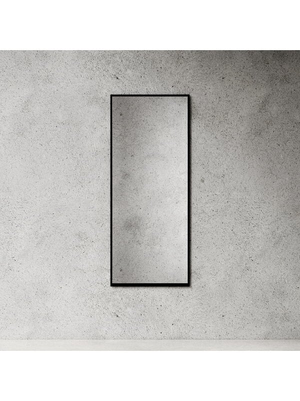 Wall mirrors, Mirror, 145 x 60 cm, black, Black