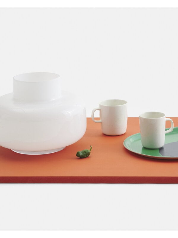 Cups & mugs, Oiva - Unikko mug, 4 dl, off-white - white, White