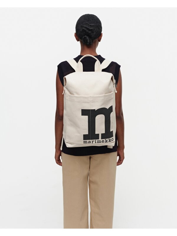 Borse e buste, Zaino Mono Backpack Solid, cotone, Bianco