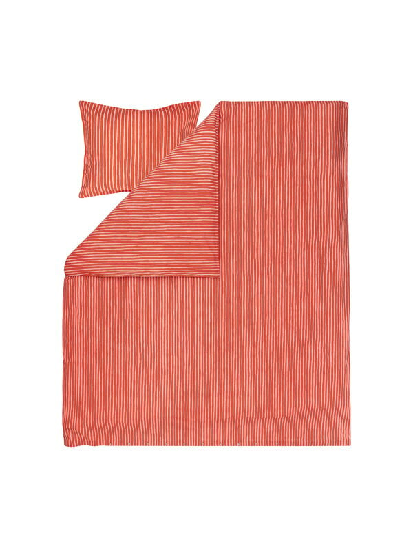 Federe, Federa Piccolo, 50 x 60 cm, arancione - rosa chiaro, Arancione