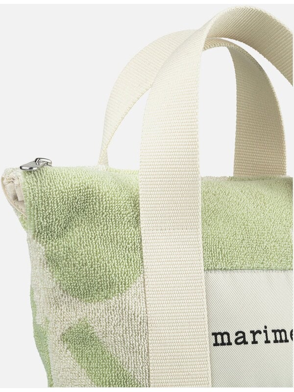 Bags, Terry Spa Bag, off-white - sage, Green