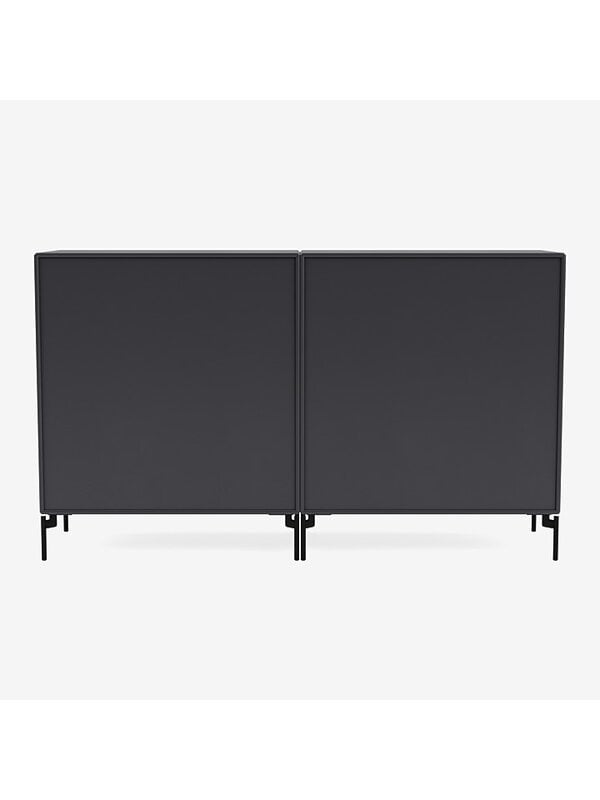 Sideboards und Kommoden, Pair sideboard, black legs - 04 Anthracite, Grau