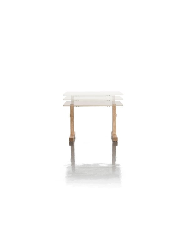 Mobilier pour enfants, Table Little Big, frêne - blanc, Blanc