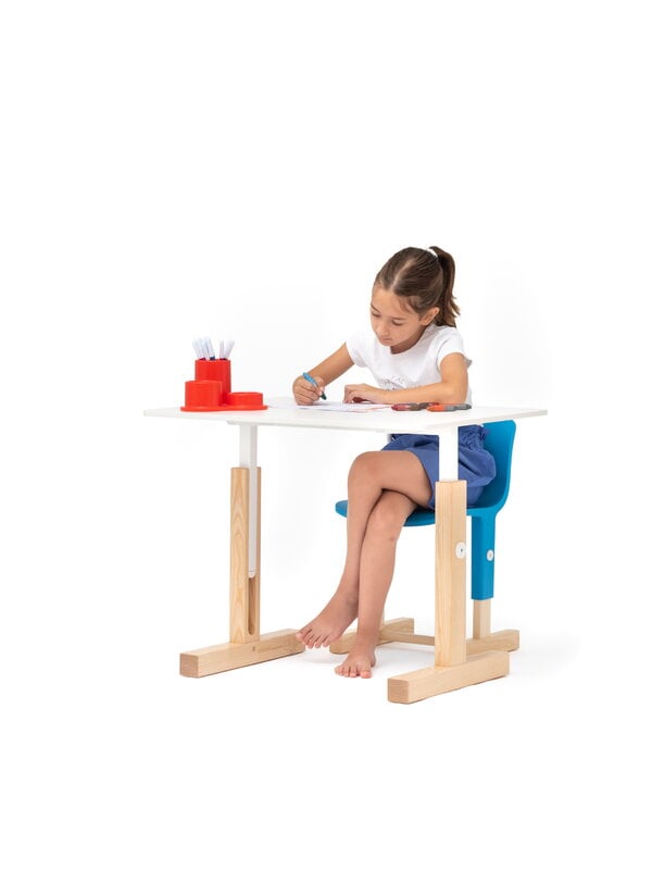 Kids' furniture, Little Big table, ash - white, White