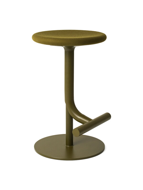 Bar stools & chairs, Tibu bar stool, olive green - olive green Steelcut 985, Green