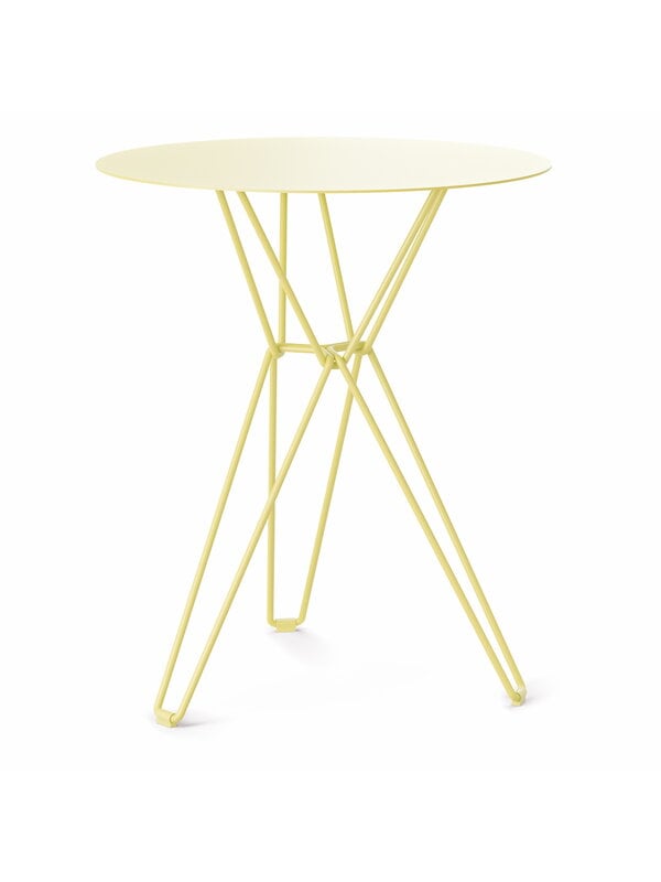 Terassipöydät, Tio pöytä, 60 cm, korkea, march yellow, Keltainen