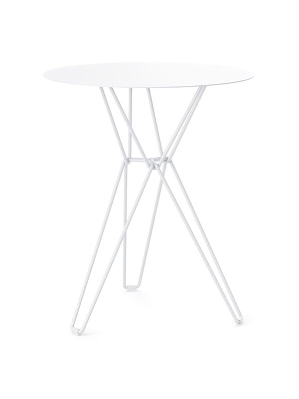 Patio tables, Tio table, 60 cm, high, white, White