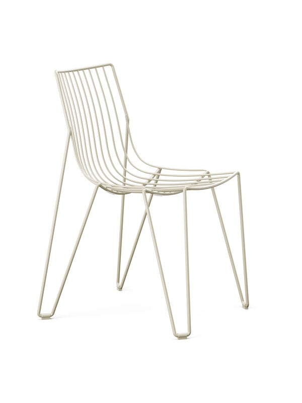 Patio chairs, Tio chair, ivory, White