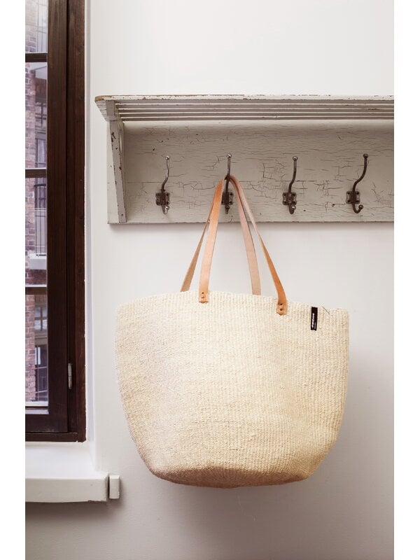 Bags, Kiondo shopper basket, M, off-white, White