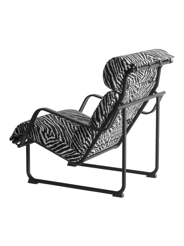 Armchairs & lounge chairs, Remmi lounge chair, black - Artek Zebra, Black & white