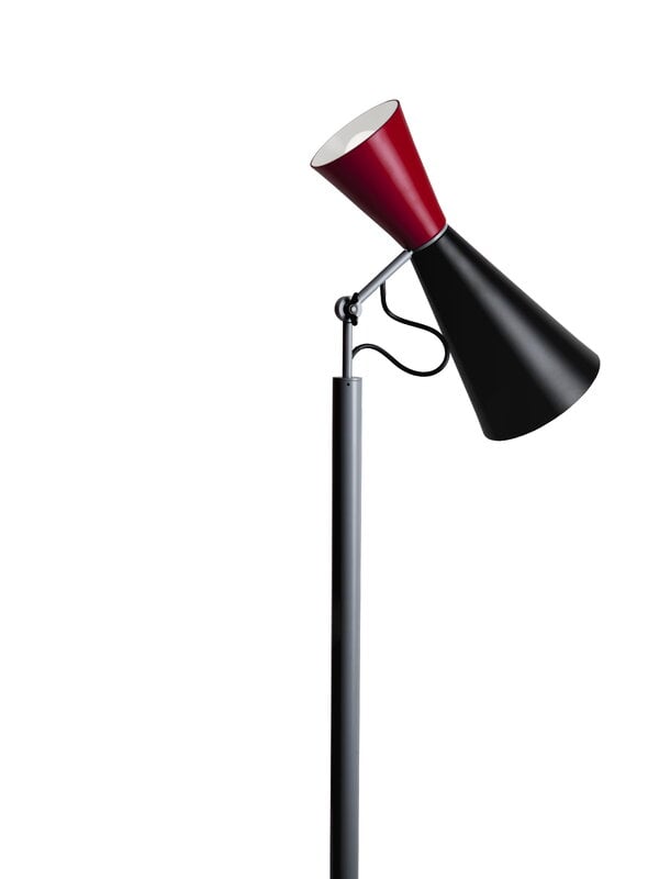 Floor lamps, Parliament  floor lamp, black - red, Black