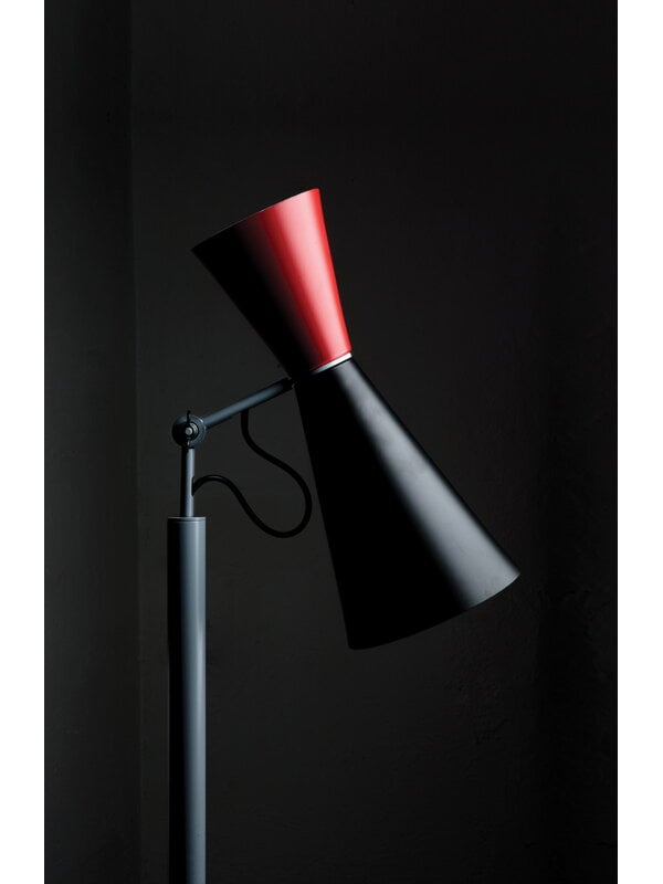 Floor lamps, Parliament  floor lamp, black - red, Black