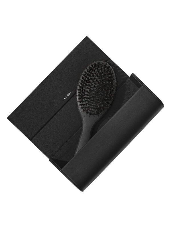 Combs & brushes, Revitalizing hairbrush, large, black, Black