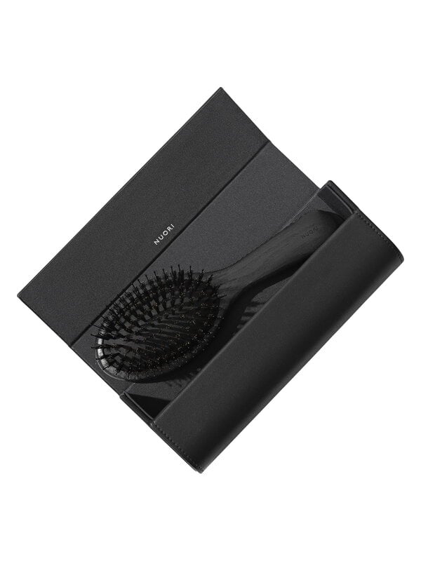 Combs & brushes, Revitalizing hairbrush, small, black, Black