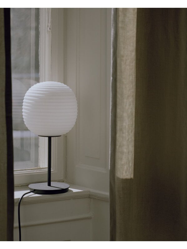 Lighting, Lantern table lamp, medium, White