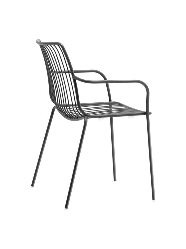Patio chairs, Nolita 3656 armchair, black, Black