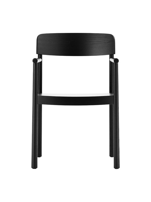 Dining chairs, Timb armchair, black, Black