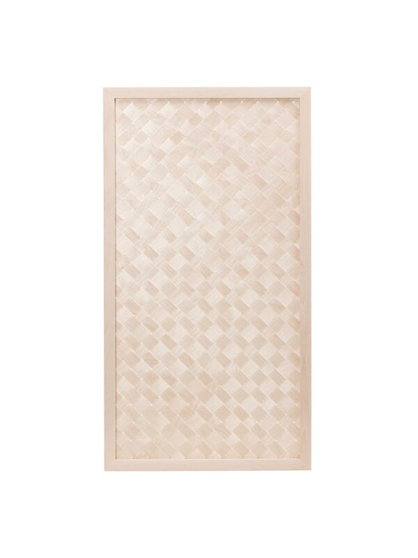 Decoration, Paikka wall panel 1, diagonal braid, Natural