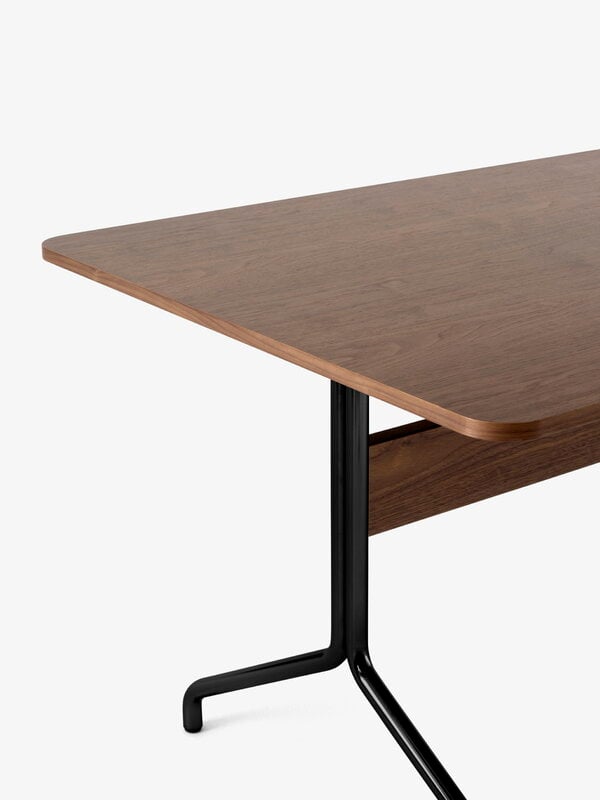 Dining tables, Pavilion AV24 table, black - lacquered walnut, Black