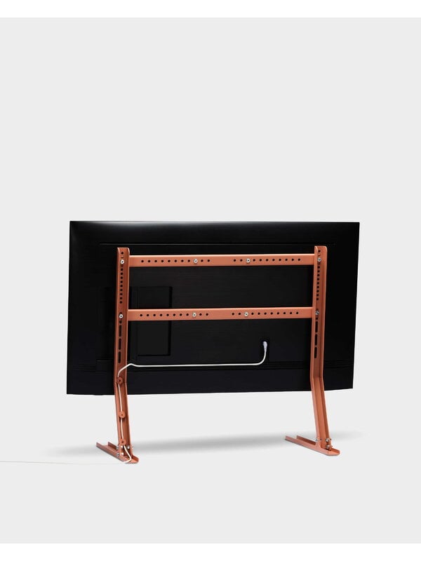 TV stands, Bendy Low TV stand, dusty rose, Orange