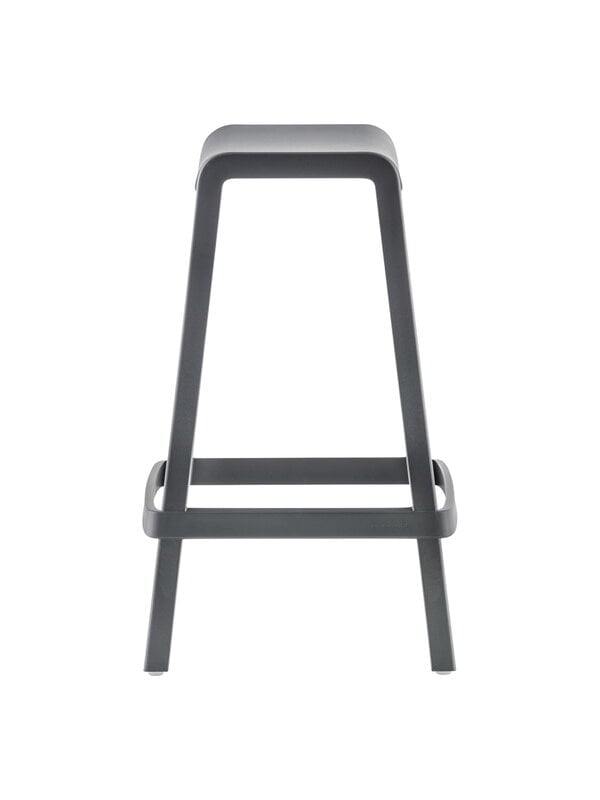 Patio chairs, Dome 267 bar stool, 65 cm, anthracite, Gray