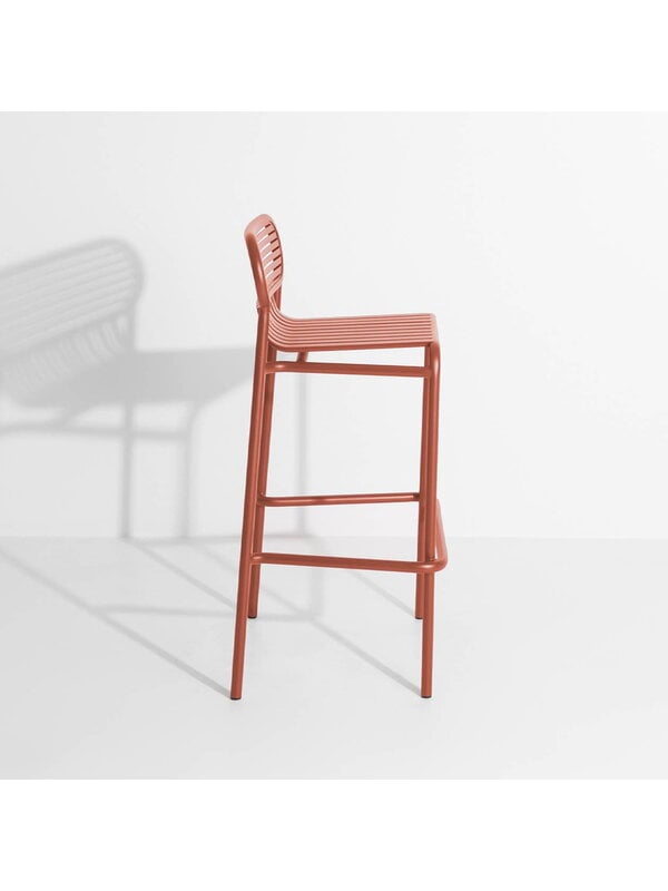 Patio chairs, Week-end high stool, terracotta, Brown