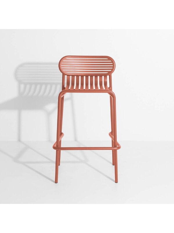 Patio chairs, Week-end high stool, terracotta, Brown