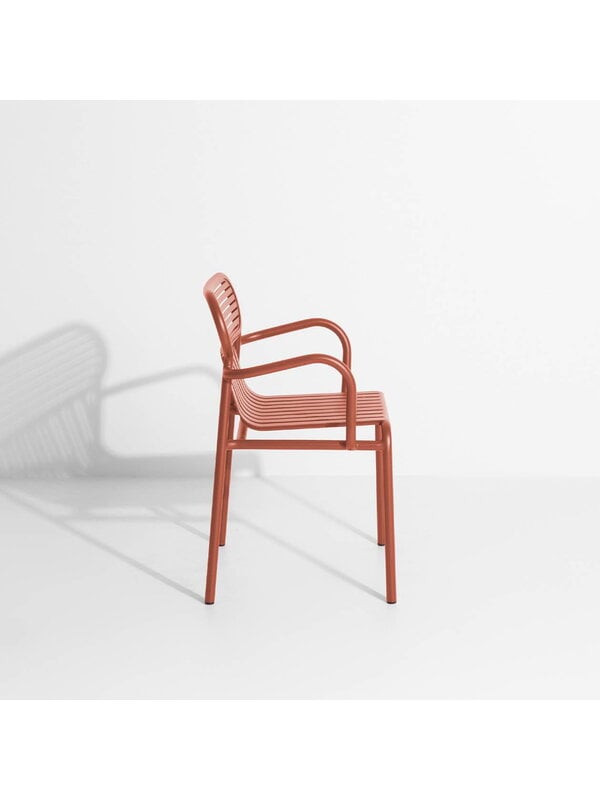 Patio chairs, Week-end bridge chair, terracotta, Brown