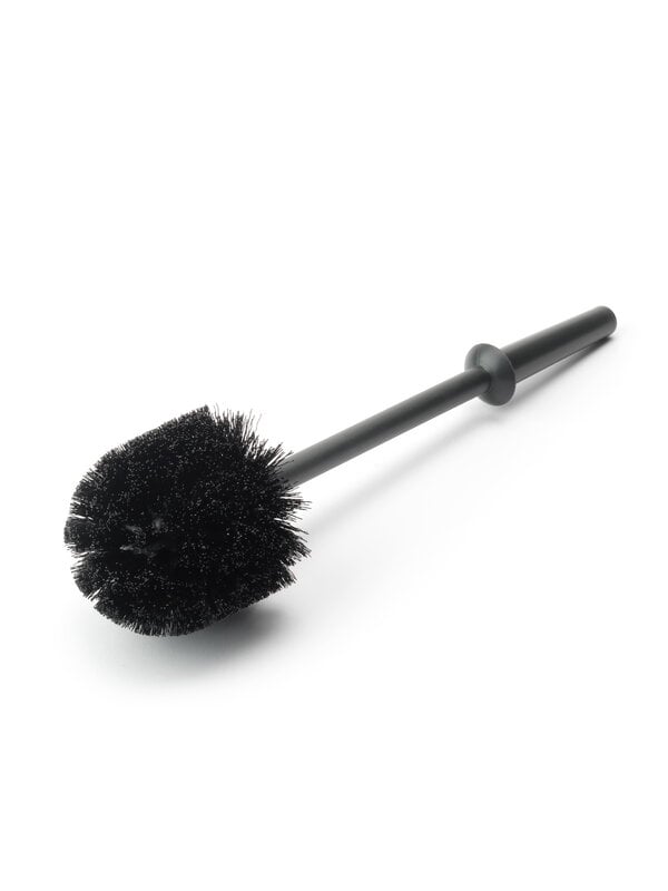 Toilet brushes, ReNew replacement toilet brush, black, Black