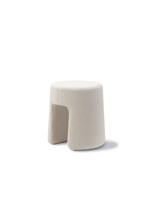 Poufs & ottomans, Sequoia pouf, Barnum 24 Lana, White